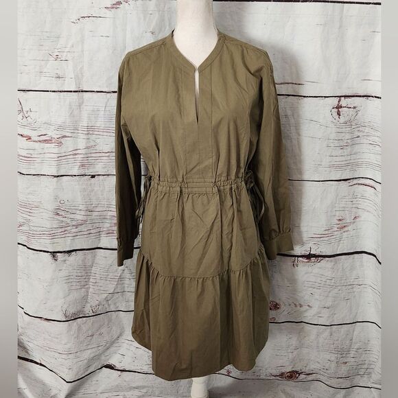 Rails Ivy Moss Long Sleeve Mini Dress Size Medium NWT - Picture 2 of 8